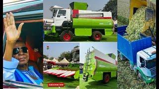 Apostle Safo Lunches amazing Corn Harvester Machine that can Speak to Farmers at Kantanka Expo 2023