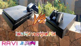 Fake PS4 vs original PS4