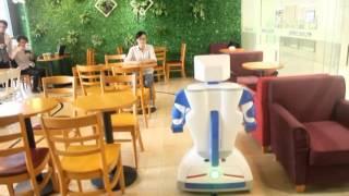 Jupiter robots at the coffee shop