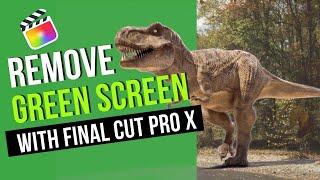 How To Remove Green Screen with Final Cut Pro X  - Chroma Key Removal (2022)