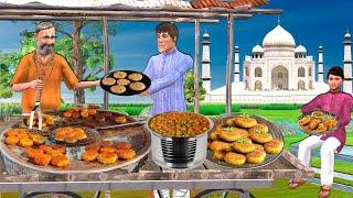 Agra Famous Desi Ghee Tikki Crispy Aloo Tikki Indian Street Food Hindi Kahani Hindi Moral Stories