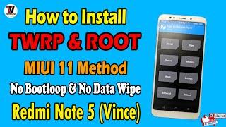 Install Official TWRP Recovery & ROOT Redmi Note 5 or Redmi 5 Plus (Vince) | Without Loosing Data |