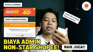 UPDATE BIAYA ADMINISTRASI PENJUAL NON-STAR SHOPEE!! 30 Maret 2021