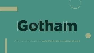 Gotham Font