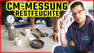 CM MESSUNG - Estrich RESTFEUCHTE ermitteln | Verlegereife überprüfen! | Home Build Solution