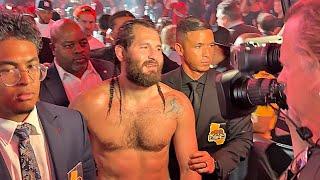 Jorge Masvidal immediately after loss vs Nate Diaz cheered by fans!