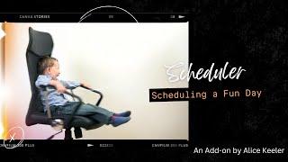 How to use Scheduler by Alice Keeler for an Event