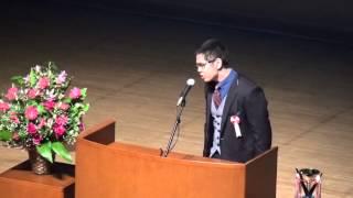 スピーチ大会2015(初級)マークさん「だいじょうぶですよ」Mr.Mark Vincent(PHL)