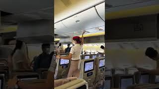 Emirates economy class | New New Delhi to Dubai flight | #shorts #shortvideo #shortsvideo #viral