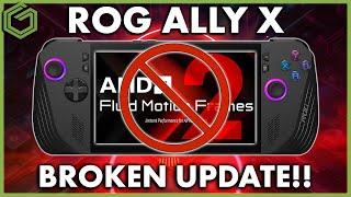 ROG Ally Broken Driver & How to Rollback