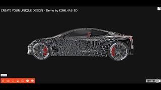 3D- CARWRAPPING - DESIGN-EDITOR - TESLA with Verge3d from Soft8Soft