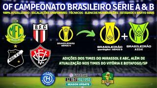 OPTION FILE BRASILEIRÃO SÉRIE A E B PES 2021 - PS4