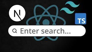 Build and Deploy a Powerful React Search Bar Component with NextJS, TailwindCSS and TypeScript (UI)