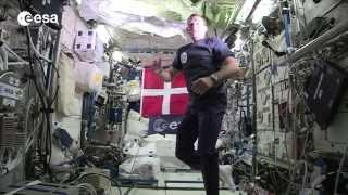 Andreas Mogensen's Columbus space laboratory tour (Danish)