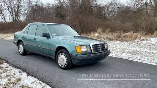 1987 Mercedes-Benz 300D Turbo W124 | Walk Around and Quick Drive