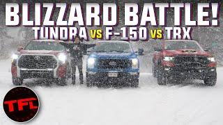 Tundra vs. F-150 vs. TRX vs. Snow: What Do You REALLY Need To Make It Through A Blizzard?