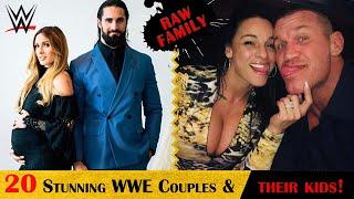 20 Stunning WWE RAW Wrestling Couples and their kids | Unknown facts