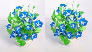 Home decoration paper flower / Morning glory paper flower / Beautiful paper flower / Room decor