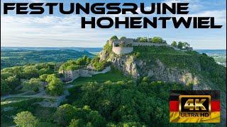 Hohentwiel Festungsruine - Hegauvulkan - 4K