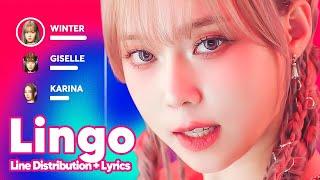 aespa - Lingo (Line Distribution + Lyrics Karaoke) PATREON REQUESTED