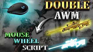 AWM MACRO WITH MOUSE WHEEL, AUTOHOTKEY SCRIPT FOR DOUBLE AWM FREE FIRE #RATE99