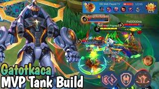 Gatotkaca Best Build 2023 Tank | Attack, Defend & Survivability | Mobile Legends