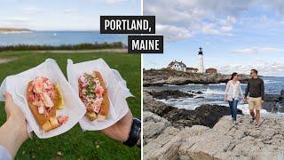 The BEST day in Portland, Maine (Trying local FOOD + visiting Old Port & Fort Williams Park)