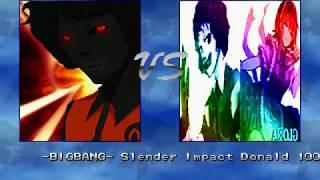 mugen -BIGBANG- (lv.2) vs Slender Impact Donald 100% V10 (12P)