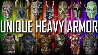 Skyrim - All Unique Heavy Armor Pieces And Sets