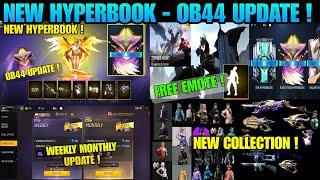 NEW HYPERBOOK FREE FIRE | OB44 UPDATE FREE FIRE | OB44 UPDATE ADVANCE SERVER | OB44 UPDATE