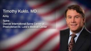 2018 Veterans Day Tribute- Dr. Timothy Kuklo