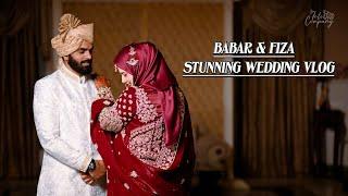 "BABAR & FIZA'S Stunning Wedding Vlog | Love &  Laughter @babarstunts   @fizzmosphere  #barfi