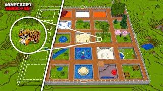 I Built the WORLD'S BIGGEST ZOO in Minecraft Hardcore! (Hindi)