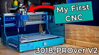 My First CNC was Surprisingly EASY - SainSmart 3018 PROver V2 Review