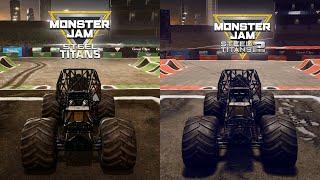 Monster Jam Steel Titans vs Monster Jam Steel Titans 2 | Direct Comparison