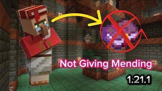 How to get mending in Minecraft 1.21.1 | Villagers not giving mending books in 1.21