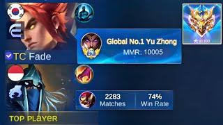 I MET TOP 1 GLOBAL YU ZHONG IN RANKED GAME! | 10K MMR & 1100 STARS PLAYER - MLBB