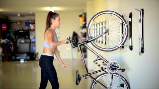 This Bike Wall Rack is a Game Changer for storage