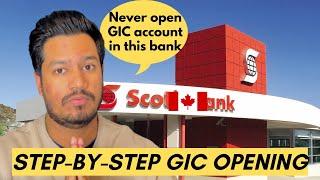 HOW TO OPEN GIC ACCOUNT ? | STEP BY STEP GUIDE | CIBC BANK GIC | SCOTIA BANK GIC | ICICI BANK GIC