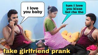 Fake Girlfriend Prank on Wife / I love you prank