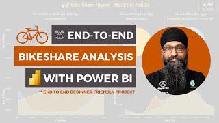 Bikeshare Power BI Report - Step by Step | Power BI Project #powerbitraining