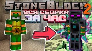 Я прошел ВСЮ СБОРКУ за ЧАС StoneBlock 2 | Выживание в Майнкрафт с МОДАМИ!