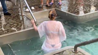 The EPIPHANY Baptism | Крещенские КУПАНИЯ в проруби | #WinSWIM #4 | WINTER SWIMMING IN ICE HOLE