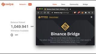 How to Stake SXP on Binance Smart Chain Using Metamask and Binance Bridge