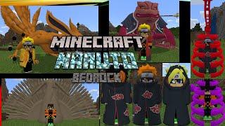 *UPDATED* Naruto Bedrock Mod! 5D Models, Outfits, Hairstyles, Mobs... (Minecraft Naruto Mod).