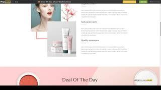 Cosmetic and Beauty Shop WordPress WooCommerce Theme minimal cosmetic Easy Create Website