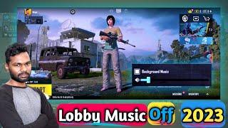 How To Turn Off Pubg Lobby Sound 2024 Hindi | Pubg Background Music change Ya Band Kaise Kare