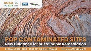 POP Contaminated Sites: New Guidance for Sustainable Remediation | Road to 2025 BRS COPs