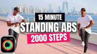 Indoor Walking Workout | Standing Abs | Low Impact