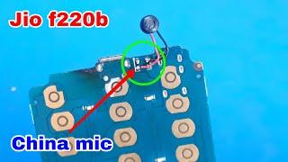 jio f220b mic problem/ how to jio f220b mic/jio f220b China mic कैसे लगाएं